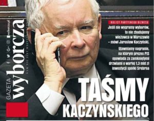 Wyborcza Kaczyński tytułowa