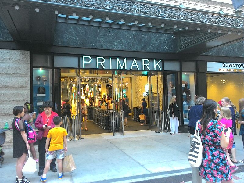 PRIMARK store Boston Massachusetts 09172015