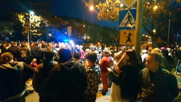 protest ulica sokratesa wypadek bmw 24