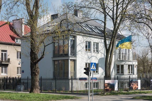 Ambasada Ukrainy ul. Malczewskiego w Warszawie 2021