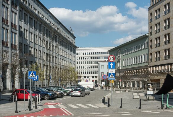 Ulica Mysia w Warszawie 2021