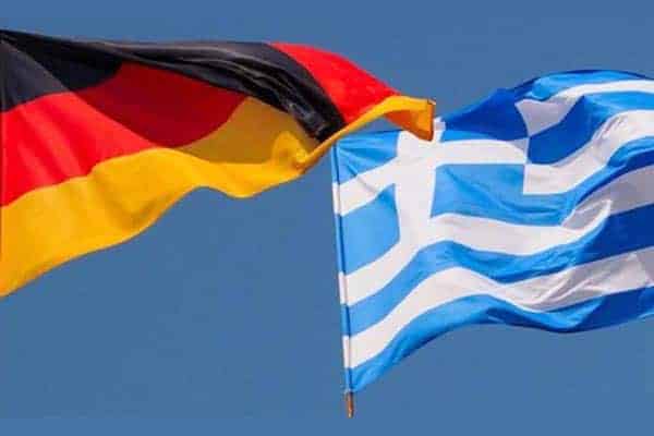 greek and german flag